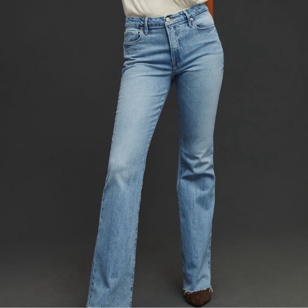 Good American Boot Cut Jeans - Sky Blue